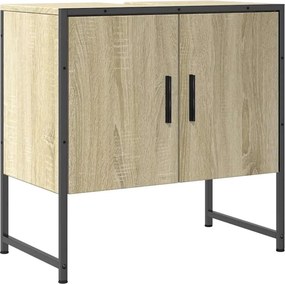 vidaXL Ντουλάπι Νιπτήρα Μπάνιου Sonoma Δρυς 60x33x60 εκ. Επεξ. Ξύλο