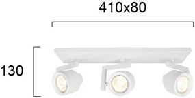 Ράγα Viokef Magma 3φωτη-Leuko