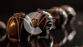 Σετ των 2 Intra Συλλεκτικό Ξύλινο Παζλ Plywood 4mm - Ποικιλία καραμέλες σοκολάτας Σε Ξύλινο Κουτί - Διαστάσεις: 10x10 cm – 25 κομμάτια