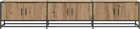 vidaXL Μονάδες TV 210 x 35 x 41 εκ Artisan Oak