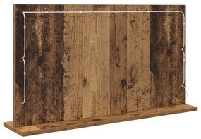 vidaXL Καθρέφτης Vanity  Παλιό ξύλο Ξύλο, Γυαλί 80 x 45 x 18 εκ.