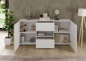 Έπιπλο Τηλεόρασης Ανθρακί Οξειδωμένο 121x43x57