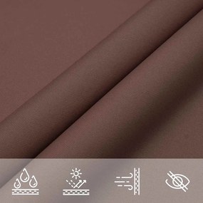 vidaXL Σκίαστρο για Πανί Καφέ 7x5x5 μ. 100% Πολυεστέρας Oxford