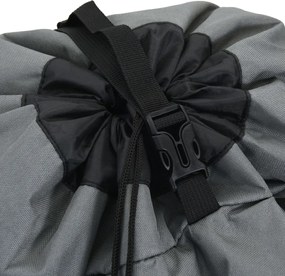 vidaXL Σακίδιο Πλάτης Γκρι 60 Λίτρων Ύφασμα Oxford