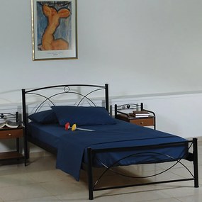 Κρεβάτι Μεταλλικό Βέλος 23985 168x208cm Black King Size