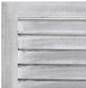 vidaXL Διαχωριστικό Δωματίου με 3 Πάνελ Γκρι 105 x 165 εκ. Ξύλινο