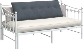 vidaXL Μαξιλάρι Πλάτης Σκούρο Γκρι 140 x 50 x 19 cm