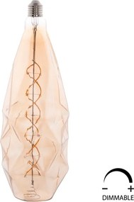 ΛΑΜΠΤΗΡΑΣ LED FILAMENT 8W E27 3000K GOLD COLOR DIMMABLE HM4058