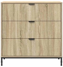 vidaXL Πλαϊνό γραφείο Sonoma Δρυς 79.5 x 33 x 82 εκ Επεξεργασμένο ξύλο