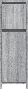 vidaXL Ντουλάπι Μπάνιου Γκρι Sonoma 30x30x95 εκ. Επεξεργασμένο Ξύλο