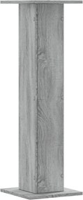 vidaXL Βάσεις Φυτών 2 τεμ. Γκρι Sonoma 30x30x95 εκ. Επεξ. Ξύλο