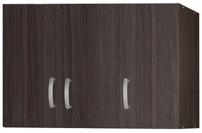 Πατάρι ντουλάπας Zelia pakoworld τρίφυλλο wenge eo 90x42x60εκ - 249-000042 - 249-000042