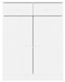 vidaXL Παπουτσοθήκη ALTA Λευκή 77 x 35 x 96 εκ. από Μασίφ Ξύλο Πεύκου