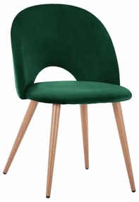Καρέκλα Sadie HM8544.03 (Σετ 4τμχ) 52x49,5x77cm Pine Μέταλλο,Ύφασμα