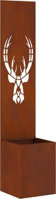 vidaXL Οθόνη Ιδιωτικότητας Κήπου Σκ rusty 32 x 32 x 150 εκ
