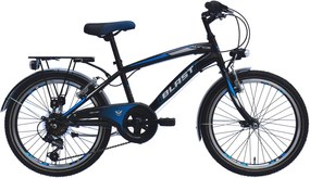 Blast 20 Inch 30 cm Boys 6SP Rim Brakes BlackBlueWings