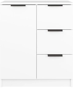 vidaXL Ντουλάπια 2 τεμ. άσπρο 60x30x70 εκ. Επεξεργασμένο Ξύλο