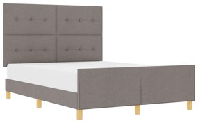 vidaXL Κρεβάτι Ταπέτο 140x200 εκ Υφασμάτινο