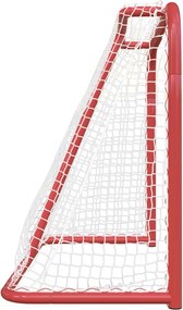 vidaXL Τέρμα Χόκεϊ Κόκκινο και Λευκό 183 x 71 x 122 εκ. από Πολυεστέρα
