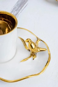 Stewehome Σετ πορσελάνιων φλιτζανιών καφέ για 6 άτομα Λευκό