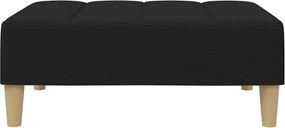 vidaXL Υποπόδιο Μαύρο 77x55x31 εκ. Υφασμάτινο