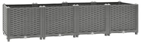 vidaXL Ζαρντινιέρα 160 x 40 x 38 εκ. από Πολυπροπυλένιο