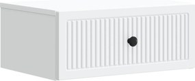 vidaXL Κομοδίνο 2 τεμ. Λευκό 49 x 34,5 x 20 εκ. Επεξεργασμένο Ξύλο