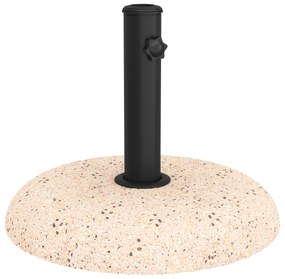 vidaXL Βάση Παρασόλ για Πόλους 37/42/52/58mm Κίτρινο Σκυρόδεμα 20 kg