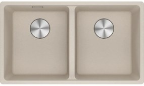 Franke MRG 620-35-35 Ένθετος Γρανιτένιος Νεροχύτης 80cm Coffee