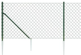 Συρματόπλεγμα Περίφραξης Πράσινο 1,1 x 25 μ. με Καρφωτές Βάσεις - Πράσινο