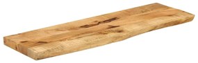 vidaXL Επιφάνεια Τραπεζιού 120x20x2,5 εκ. Live Edge Μασίφ Ξύλο Μάνγκο