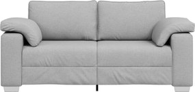 vidaXL Διθέσιος καναπές Σκίουρος Γκρί 180 cm ύφασμα