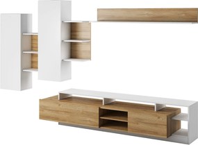 Lh-homefurniture Σύνθεση 36144-ALV Grandson+ λευκό 2,60x171,5x30-40cm 36144-ALV