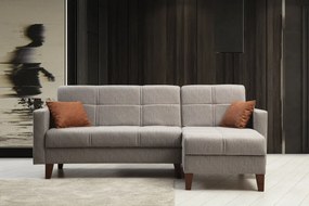 Γωνιακός Καναπές Σχήμα L με Αποθήκευση 216x130x86 cm