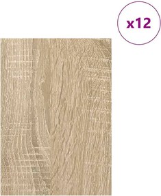 vidaXL Διακοσμητικά Πάνελ 12 pcs Δρύς Sonoma 21 x 30 x 0,27 εκ