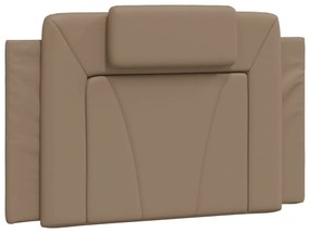 vidaXL Μαξιλάρι για Κεφαλάρι Viana Καπουτσίνο 90 εκ. από Συνθετικό Δέρμα