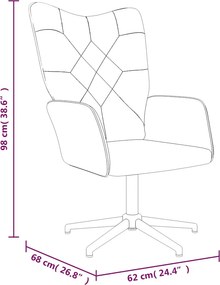 vidaXL Πολυθρόνα Relax Σχέδιο Patchwork Υφασμάτινη