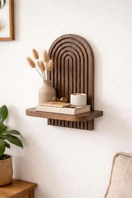 Ράφι Τοίχου Wenge BIZIDOR 26x13x35