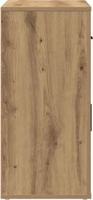 vidaXL Ντουλάπι Artisian Δρυς 80x33x70 εκ. από Επεξεργασμένο Ξύλο