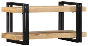 Ράφι τοίχου 70x33x35 cm Στερεό ακατέργαστο ξύλο Mango - Καφέ