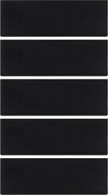 vidaXL Πατάκια Σκάλας 5 τεμ. 25 x 75 εκ. από Καουτσούκ