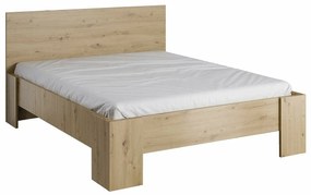 Κρεβάτι Parma C105, Διπλό, Ανοιχτό καφέ, 160x200, Πλαστικοποιημένη μοριοσανίδα, Τάβλες για Κρεβάτι, 171x208x100cm, 77 kg | Epipla1.gr