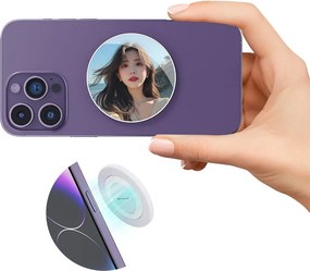 Puluz Μαγνητικός Καθρέφτης με MagSafe για Κινητά Λευκό