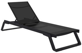 Ξαπλώστρα Tropic 20.0690 210x72x31cm Black Siesta