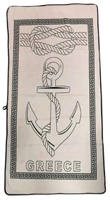 Πετσέτα θαλάσσης Greece Με Άγκυρα 140x70cm - Beach towel