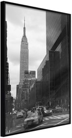 Αφίσα - Empire State Building - 40x60 - Μαύρο - Χωρίς πασπαρτού