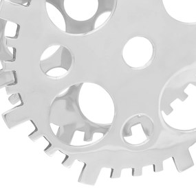 vidaXL Ράφι κρασιού Ασημί 15.4x5.5x15.4 ίντσες Αλουμίνιο