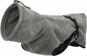 Μπουρνούζι για σκύλο Trixie Γκρι S