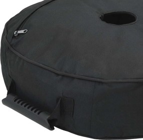 vidaXL Βάση ομπρέλας βεράντας 60 x 60 cm Ατσάλι Μαύρο