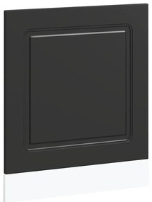 vidaXL Πίνακας πλυντηρίου πιάτων "Kalmar" Μαύρο 60x1,5x67 cm